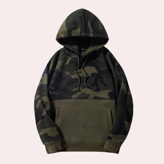 Costas – verstellbarer camouflage-hoodie für herren