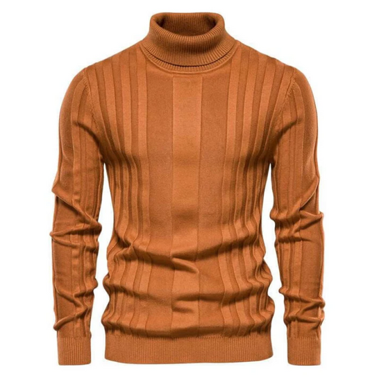 Xavier schmal geschnittener rollkragenpullover